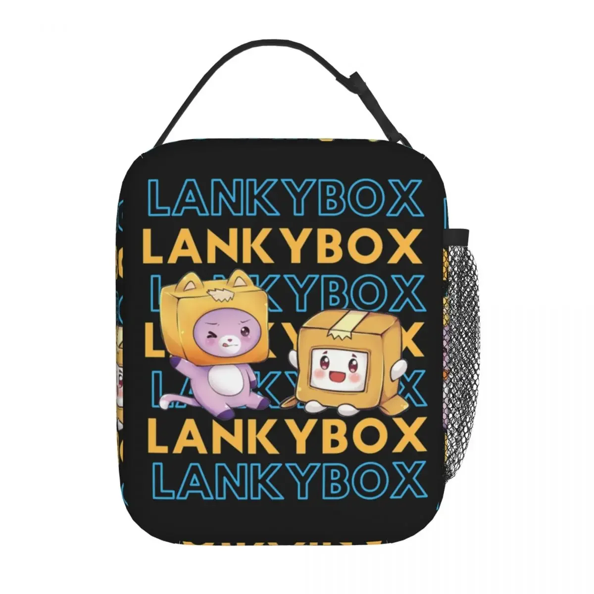 Cartoon Tv Movie Lankyboxs Portable Lunch Box Women Multifunction Cooler Thermal Food Insulated Lunch Bag Kids School Children