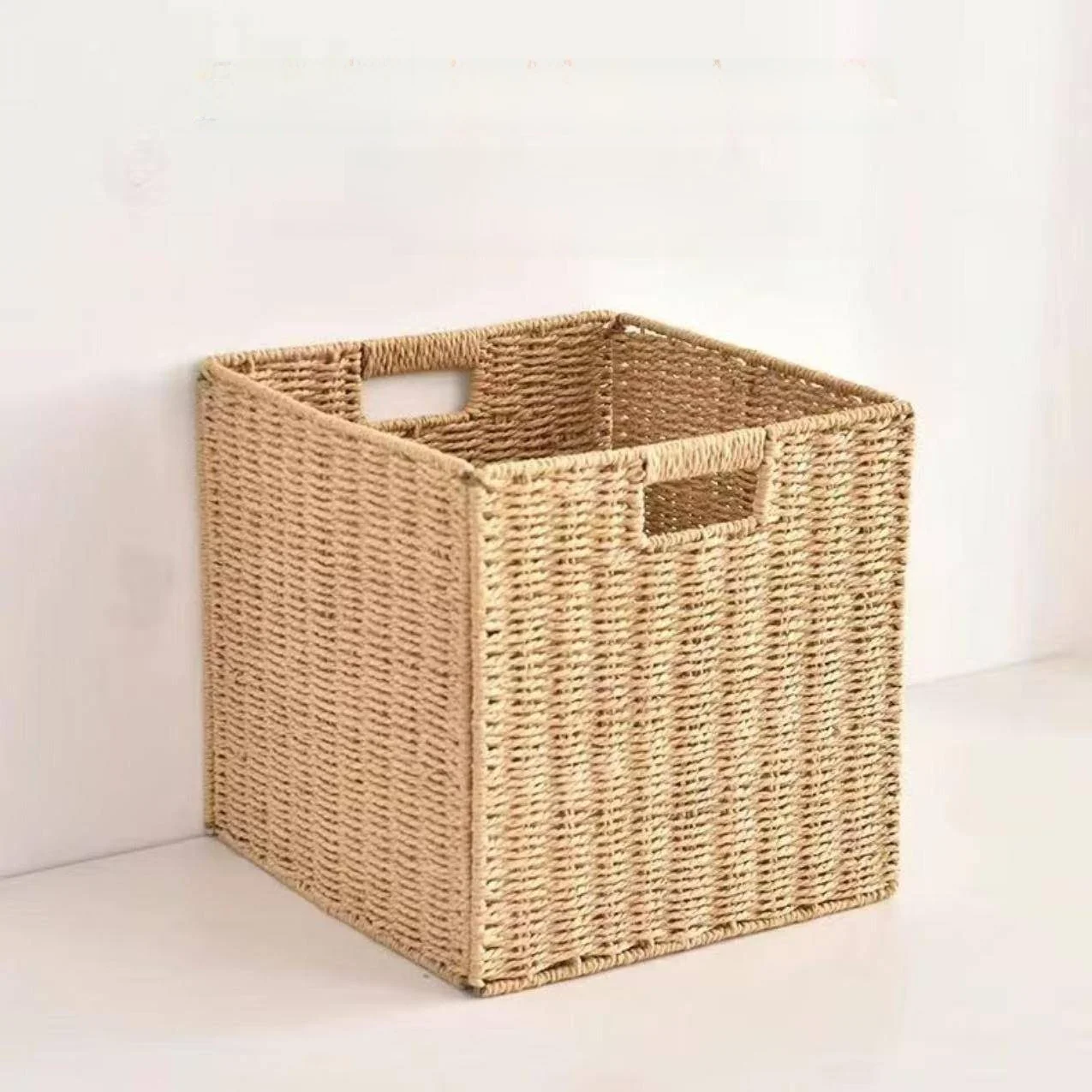 Modern Minimalist Foldable Storage Basket Box for Clothes And Miscellaneous Items Home Toy Desktop Bookshelf Organization
