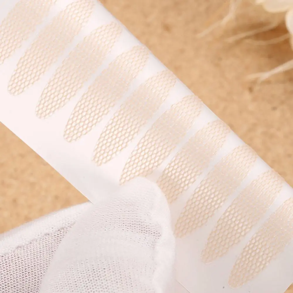 200 pares con herramienta auxiliar, pegatina para párpados de malla de encaje, pegatinas invisibles para párpados plegables con pulverizador de agua, ojos grandes, 12 formas