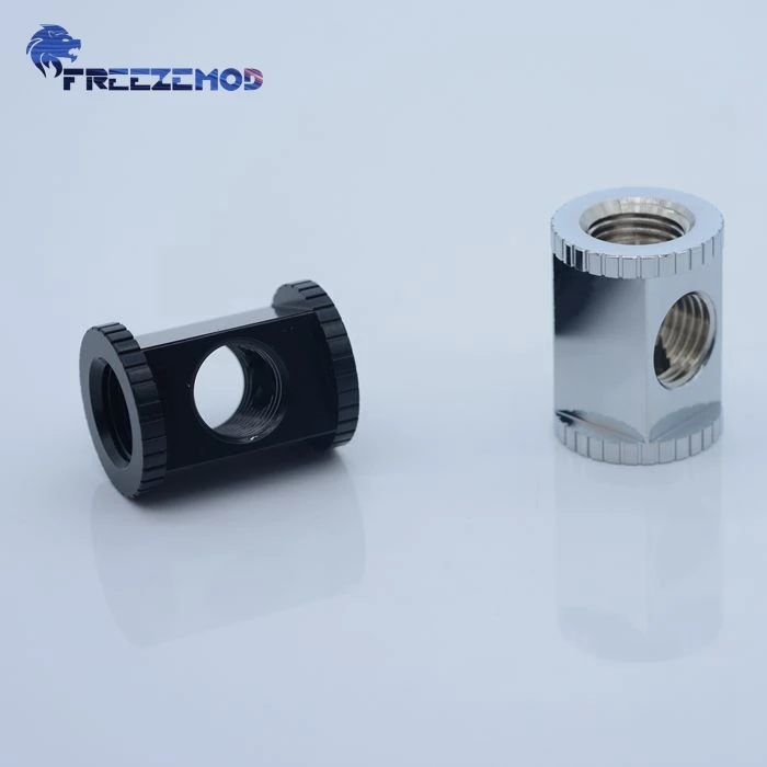 FREEZEMOD BDT-4T Rectangular Adapter - PC Water Cooling Multi-Channel Four-Hole Internal Thread Connector Fittings