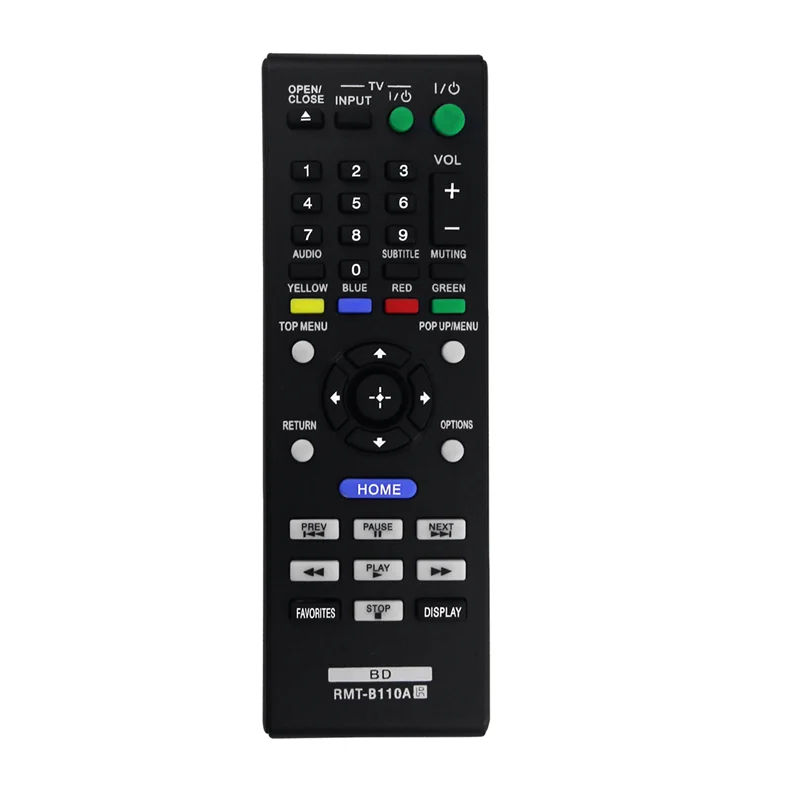 RMT-B110A Replace Remote for Sony Blu-Ray Disc DVD Player BDP-S580 BDP-S480 BDP-S280 BDP-S380 BDP-BX58 BDP-BX38 BDPS280