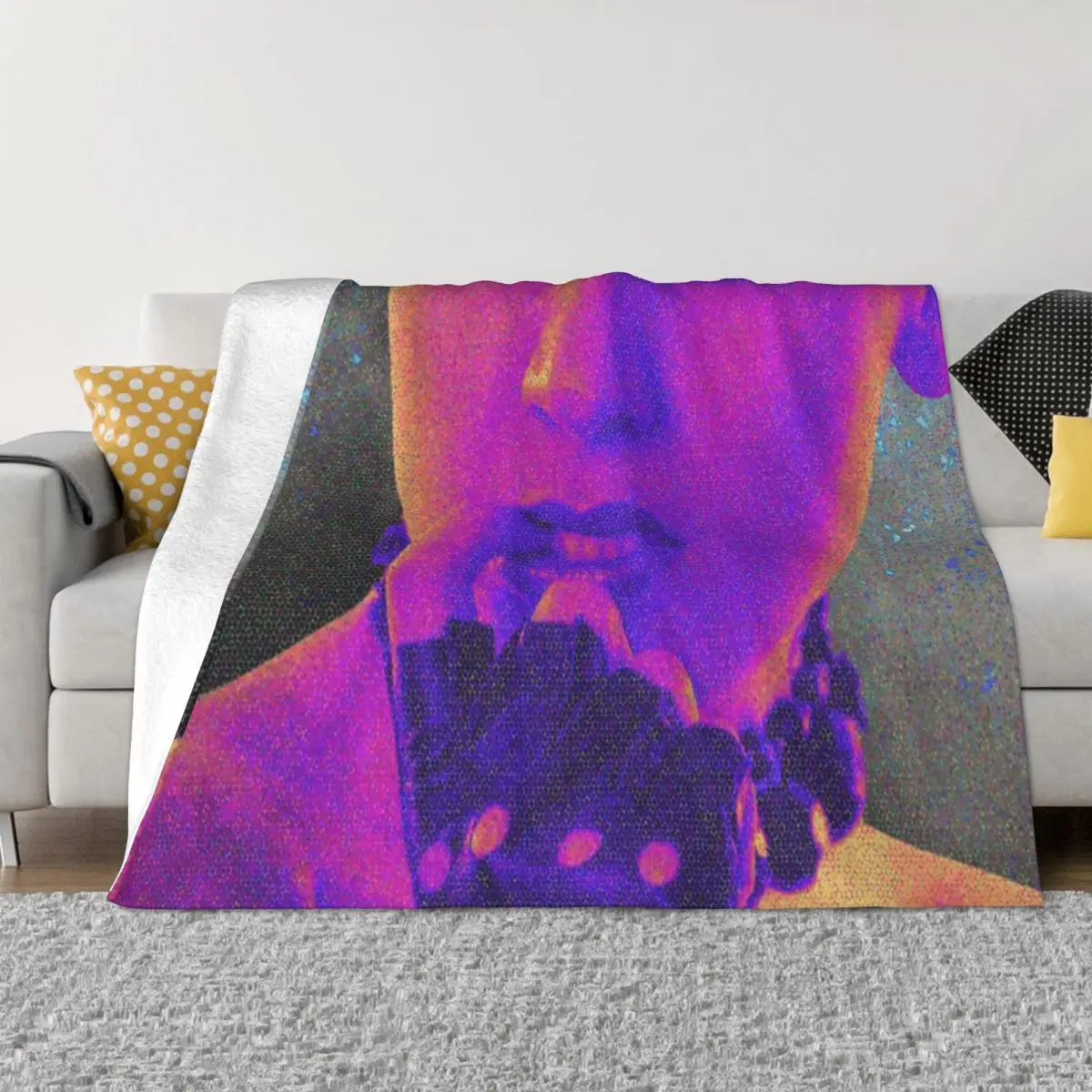 Sac de maquillage inspiré de l'Euphoria, décoration personnalisée pour la maison, couverture en micro polaire ultra-douce de qualité confortable