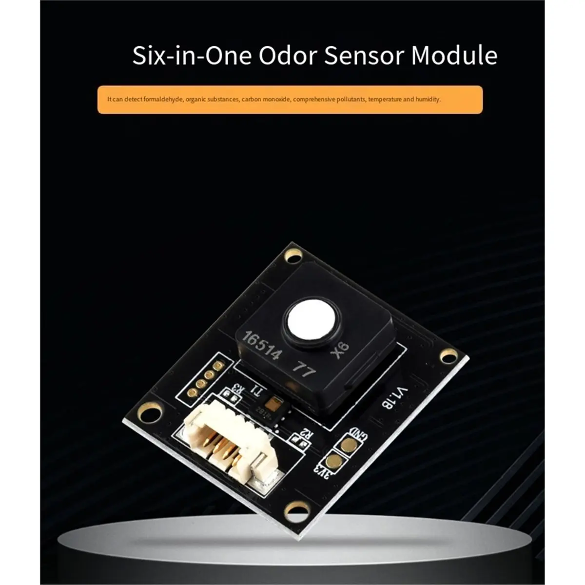 New Electronics The 6in1 Olfactory Sensor Module Supports UART Control Interface,Can Be Connected for and Other Main Control Boa