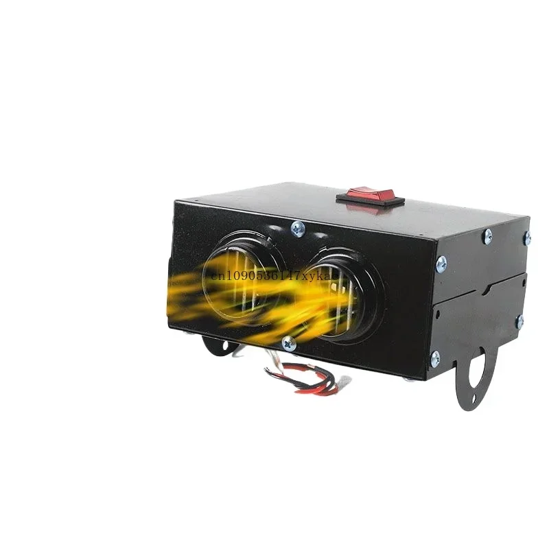 Car heater 12v24v electric heater, truck and truck in winter with rapid heating heating, defrosting and defogging device