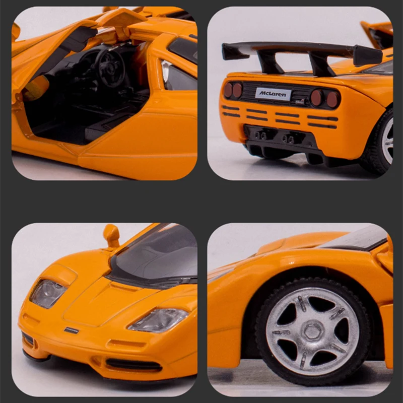 1:36 McLaren F1 1933 lega modello di auto sportiva pressofuso in metallo auto da corsa veicoli modello alta collezione di simulazione regalo