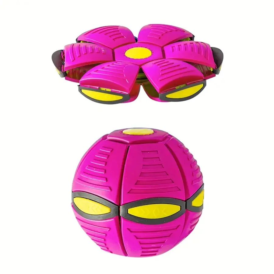 1pc Flying Saucer Bounce Ball, Pet Toy Bounce Ball, Durable, Suitable for Family Outdoor Activities, Christmas Gifts image 3