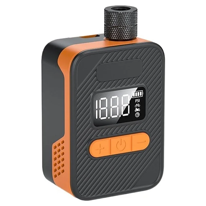 

Портативный велосипедный насос, электрический воздушный насос с монитором давления для мотоцикла, быстрый надувной воздушный компрессор для всех типов велосипедов