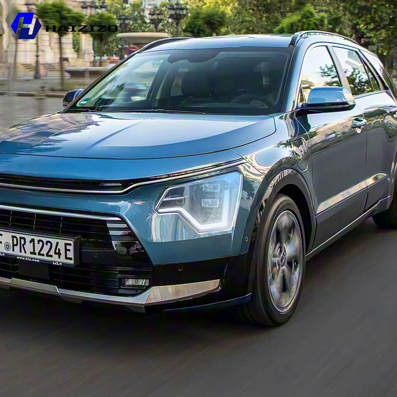 

For Kia Niro 2022-2025 Smoke Black TPU Headlight Protection Film Anti-Scratch & UV Resistant Easy Install Vinyl Wrap Kit PPF