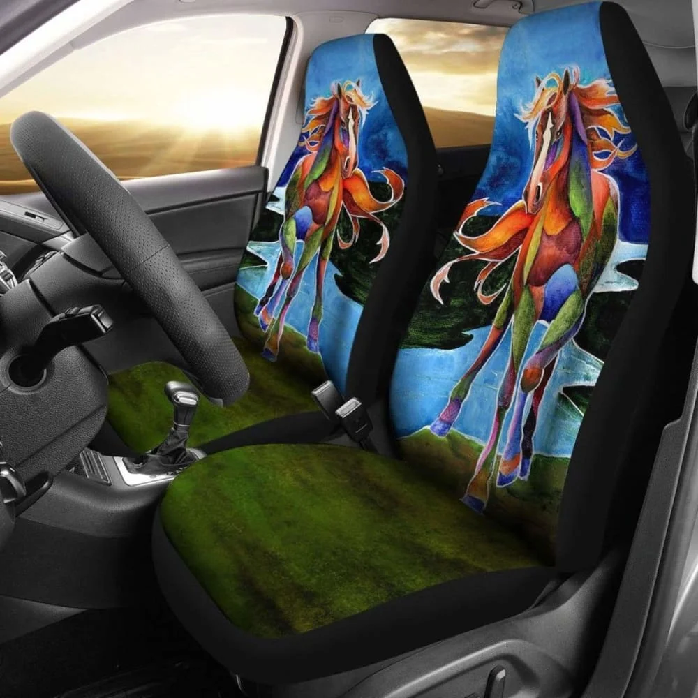 

Car Seat Covers Horse Lovers 14 170804,Pack of Front Seat Cover