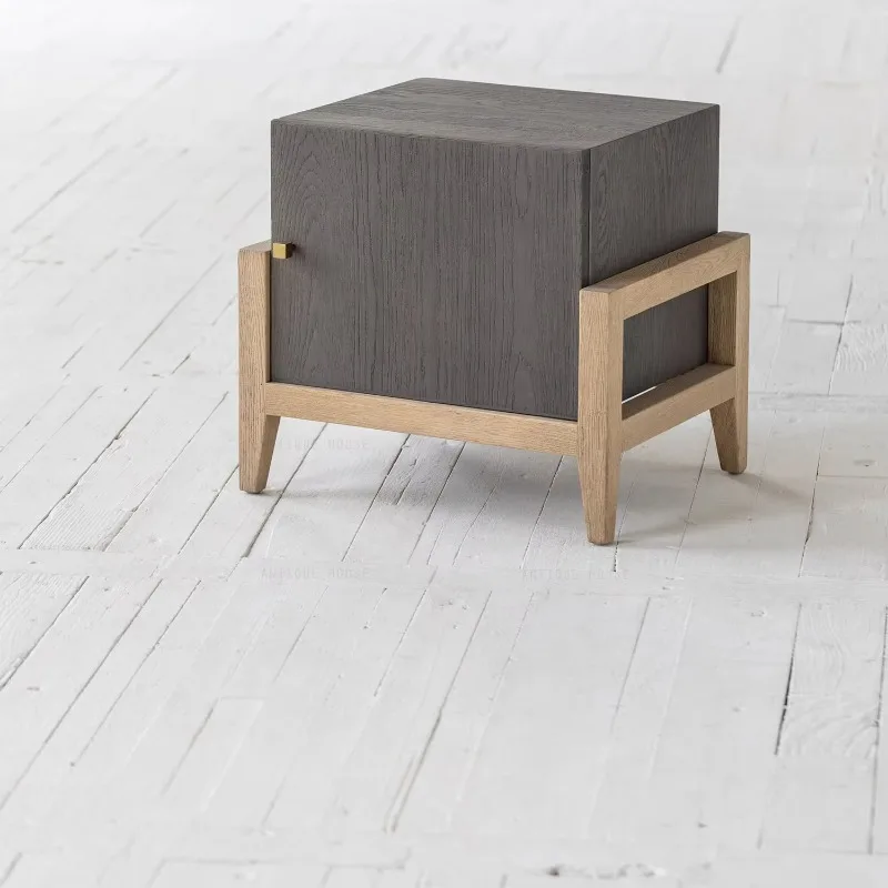 

Vintage Bedroom Furniture Antique Bedside Tables Made of Reclaimed Oak Bedroom Bedside Tables