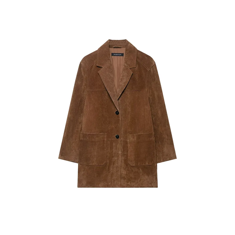 

Autumn new women's fashion versatile solid color long jacket jacket