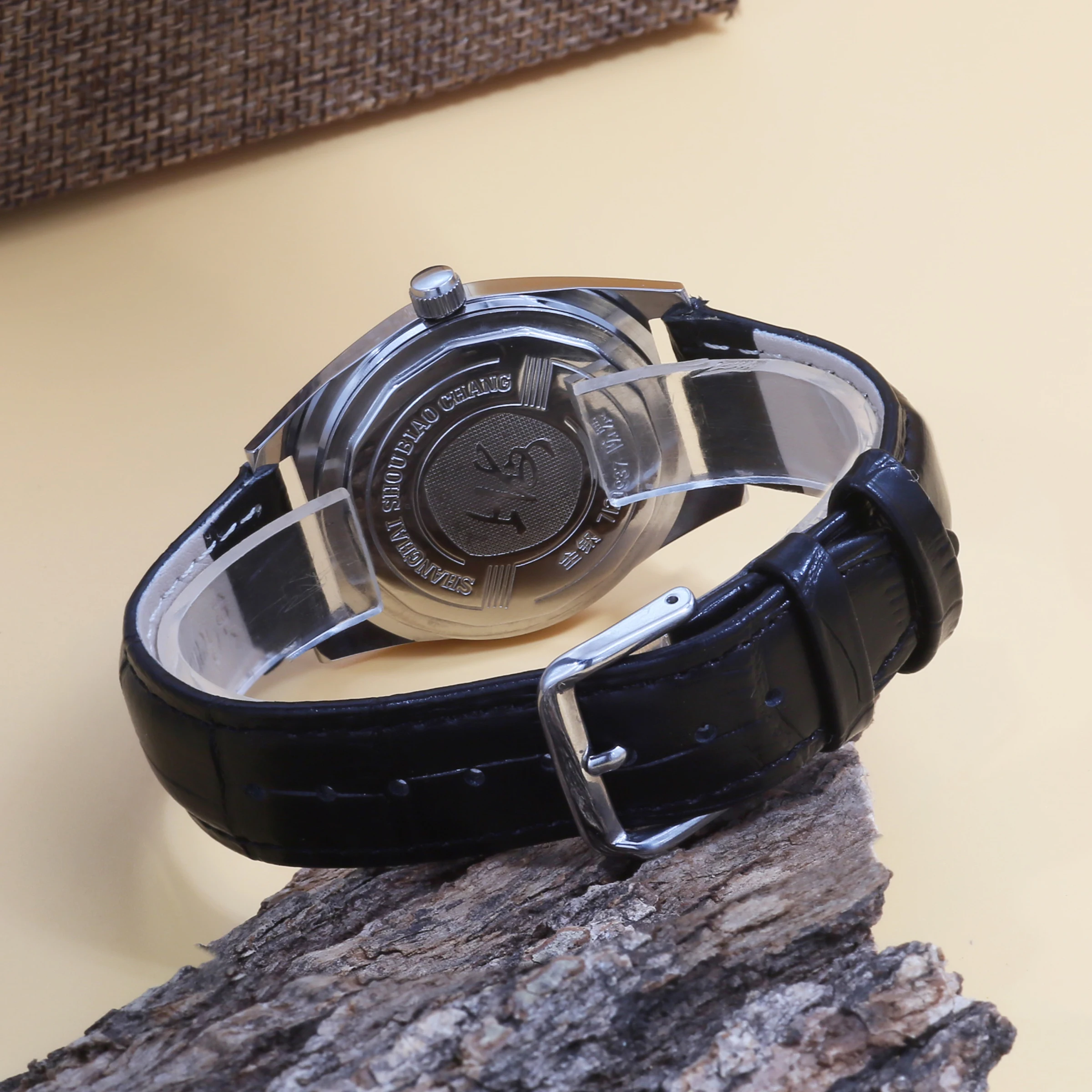 شنغهاي 36MM اليد الرياح الميكانيكية ووتش 7120 للماء ريترو الصين ووتش للرجال بالجملة