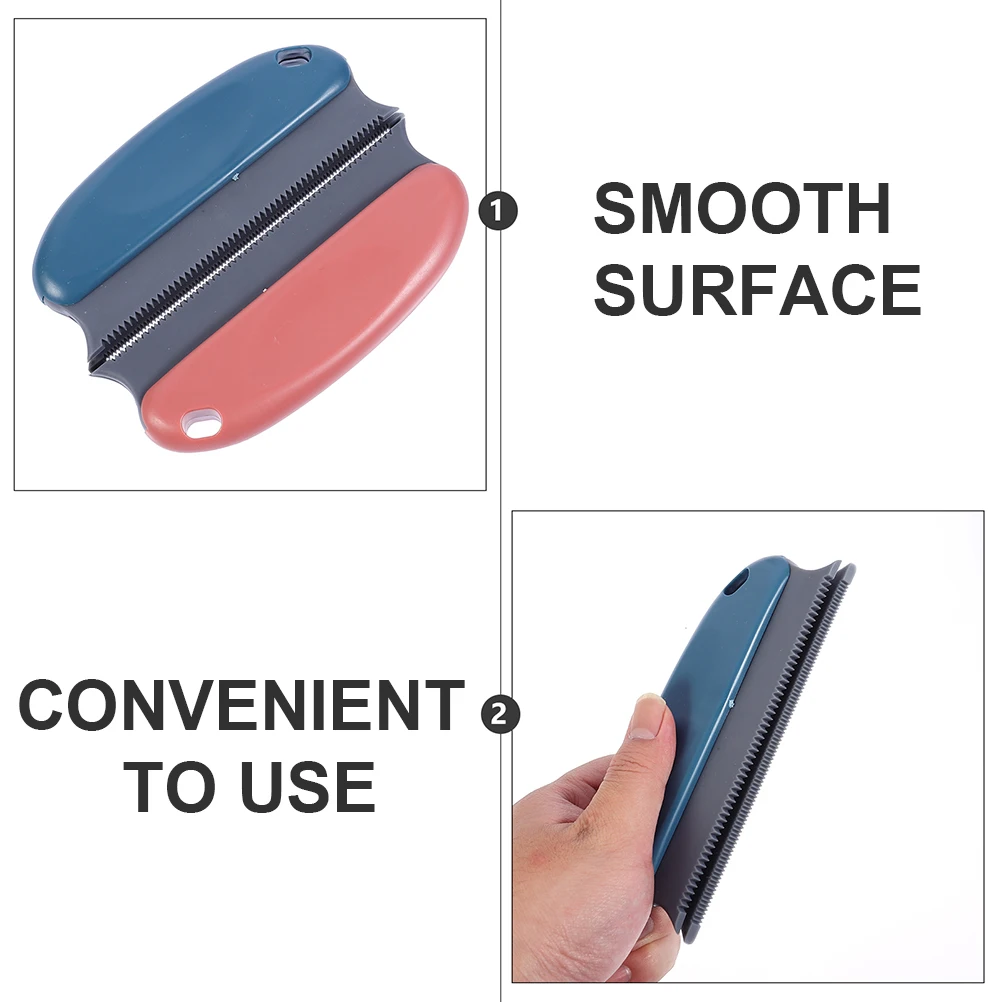 

2pcs Grooming Brush Pet Dog Comb Shedding Tool Hair Removal Abs Remover for Dog Cat Sofa Clothes Pet Supplies