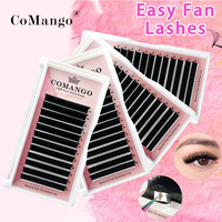CoMango Easy Fan Lashes Extension 3d/5d/7d/10d Faux Mink Blooming Eye-Lash Extensions C/D/DD Curl Makeup Flower Eyelashes