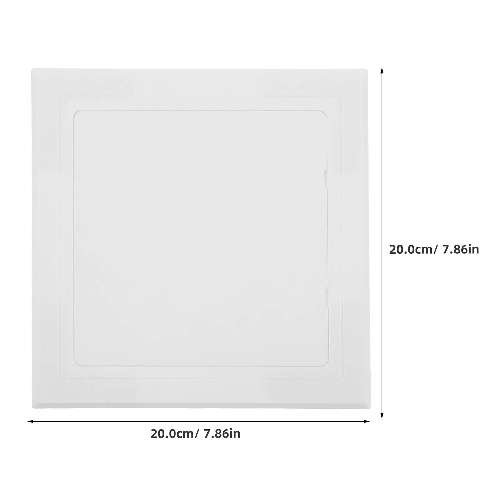 8x8 Square Plumbing Cover Self Adhesive Wall Plate Peel Stick No Drill Pipe Hole Cover Bathroom Renovation Decorative Panel