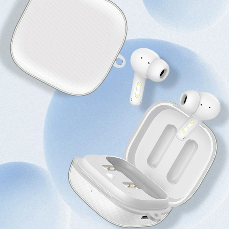 Cubierta a prueba polvo, agradable a piel, carcasa antiarañazos para funda auriculares QCYT13 ANC
