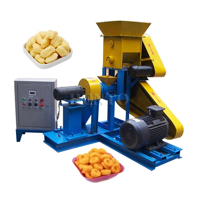 

Durable Rice Corn Puffed Machine / Puffed Corn Wheat Snack Food Extruder / Corn Puff Extruder Machine