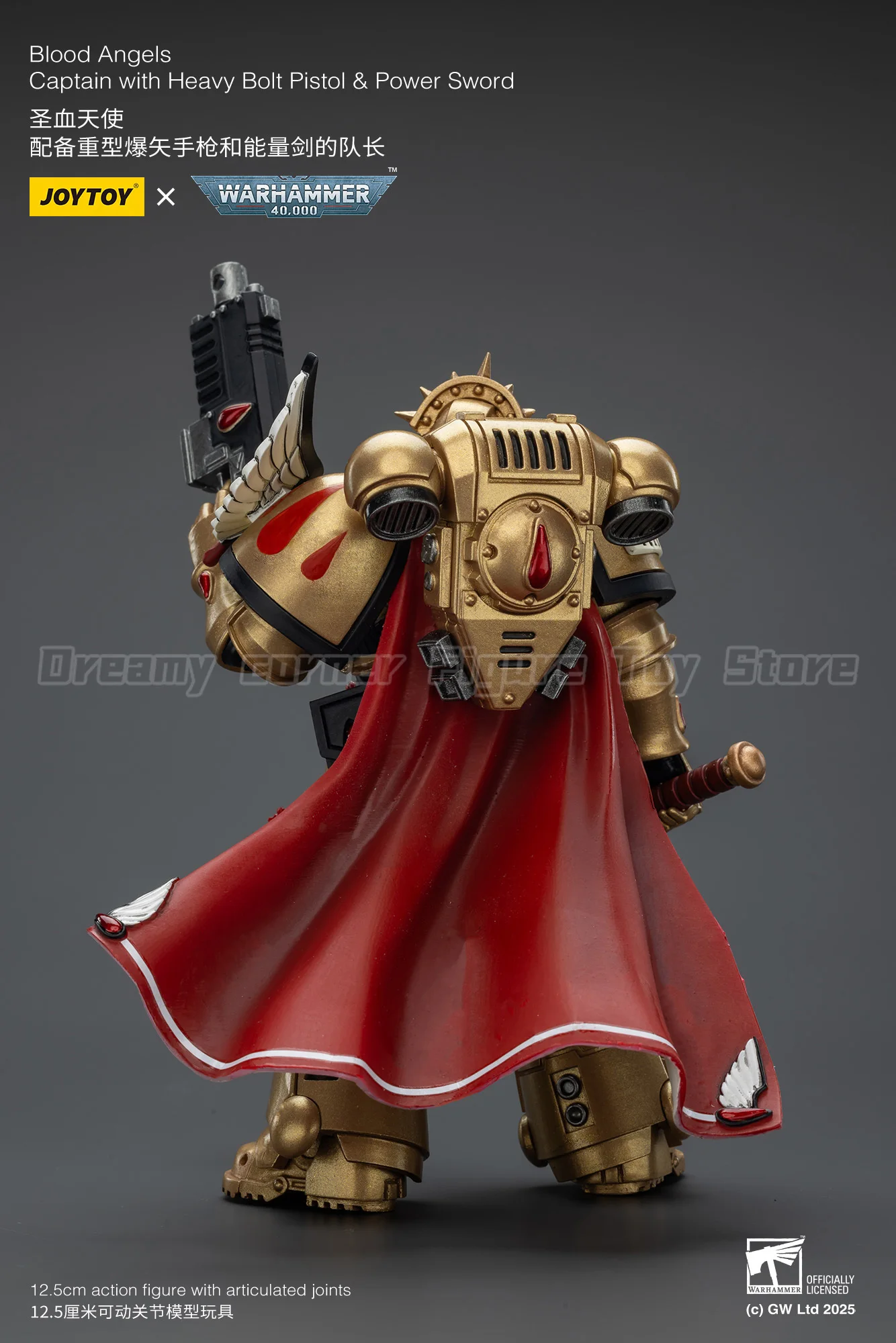 

【Pre-sale】JOYTOY Warhammer 40K Blood Angels Captain with Inferno Pistol & Power Fist Sanguinary Priest 3PCS 1/18 Anime Figure