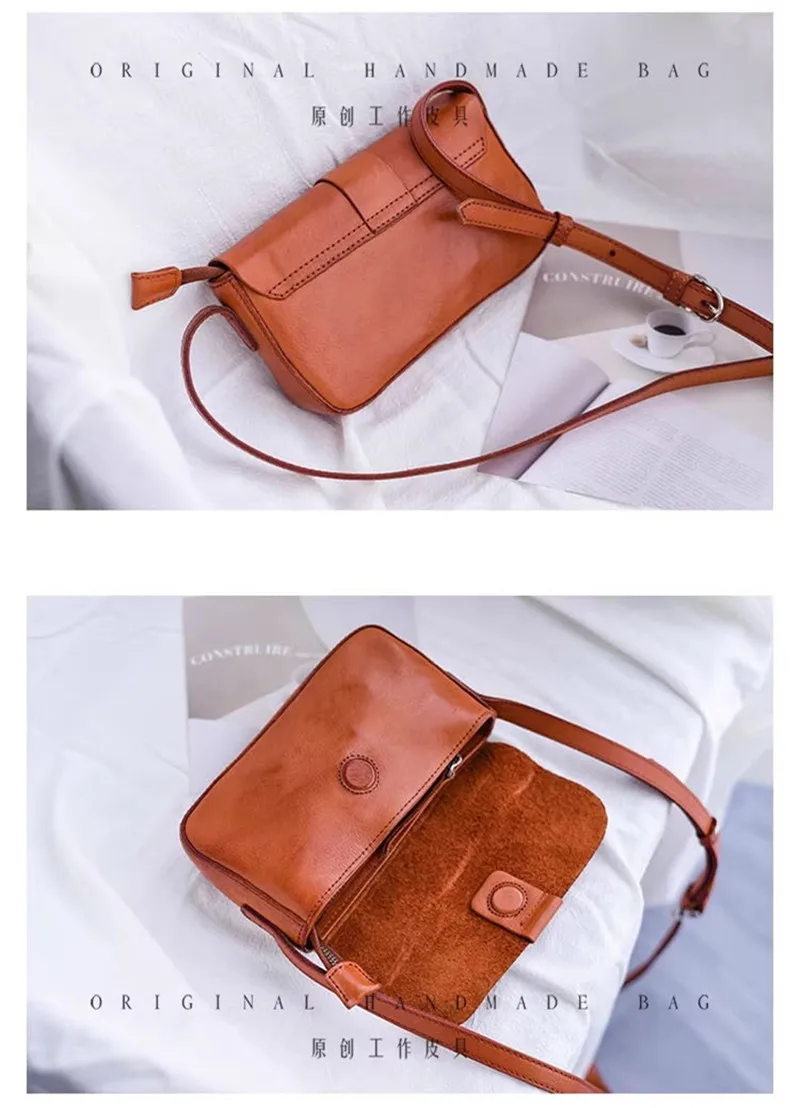 Weekend outdoor daily light natural genuine leather women shoulder bag fashion designer luxury cow leather ladies crossbody bag