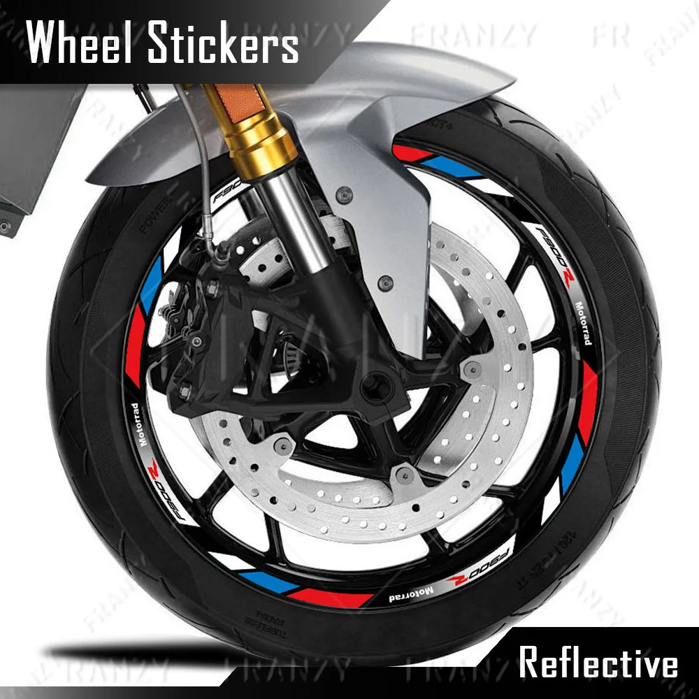 

Светоотражающая наклейка на колесо мотоцикла, наклейки на ступицу, обод, полосатая лента, водонепроницаемая для F900R F 900R f 900 r