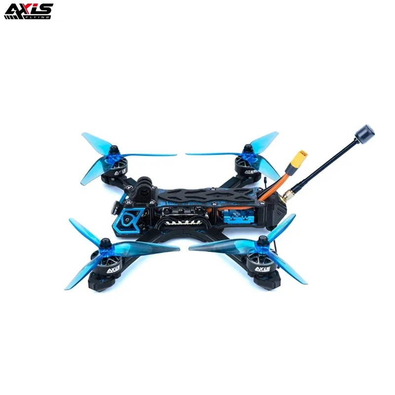 Axisflying Manta 5 SE FPV 드론 키트 Squashed-X 프레임 AE227-1960KV 모터 시네마틱 프리스타일 드론 GPS -6S 포함