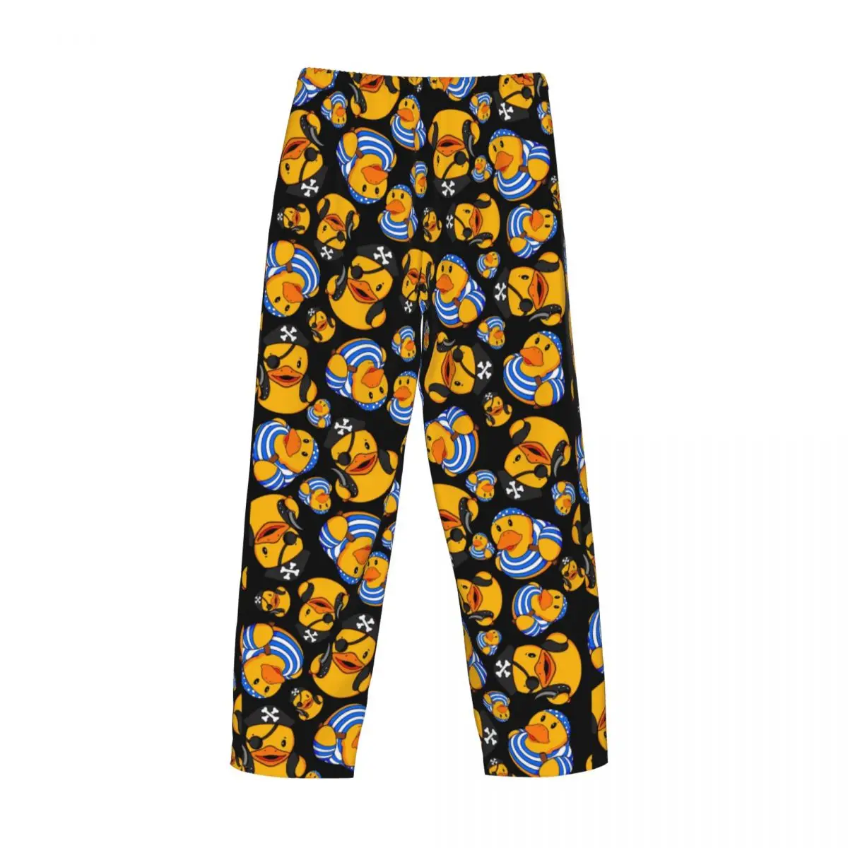 Herren Cartoon Tier Gummi Ente Pyjama Hose benutzer definierte Druck Schlaf Nachtwäsche Hosen mit Taschen