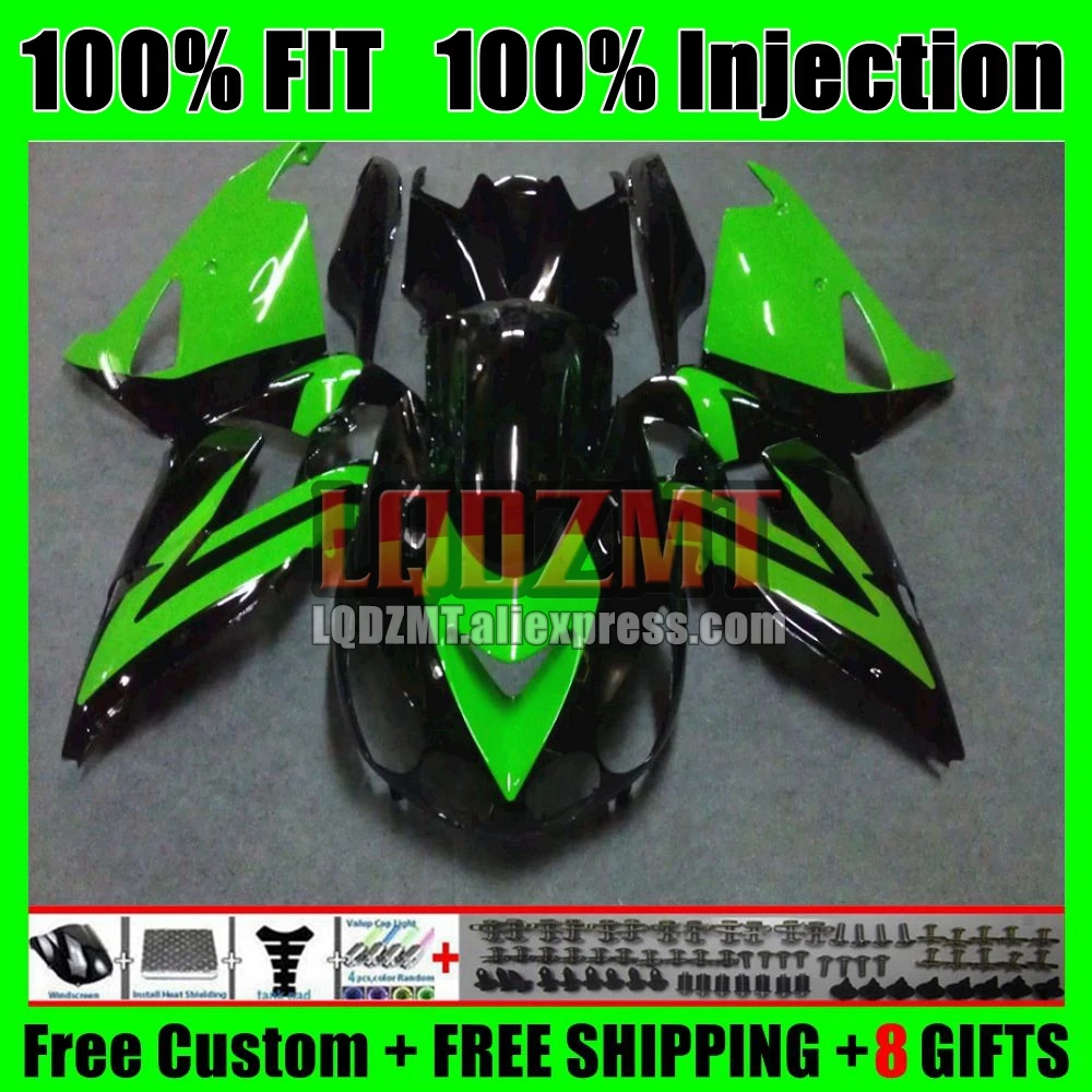 OEM Body For KAWASAKI NINJA Stock Green ZX14R ZX-14R 12 13 14 15 16 17 71No.60 ZX 14 14R 2012 2013 2014 2015 2016 2017 Fairing