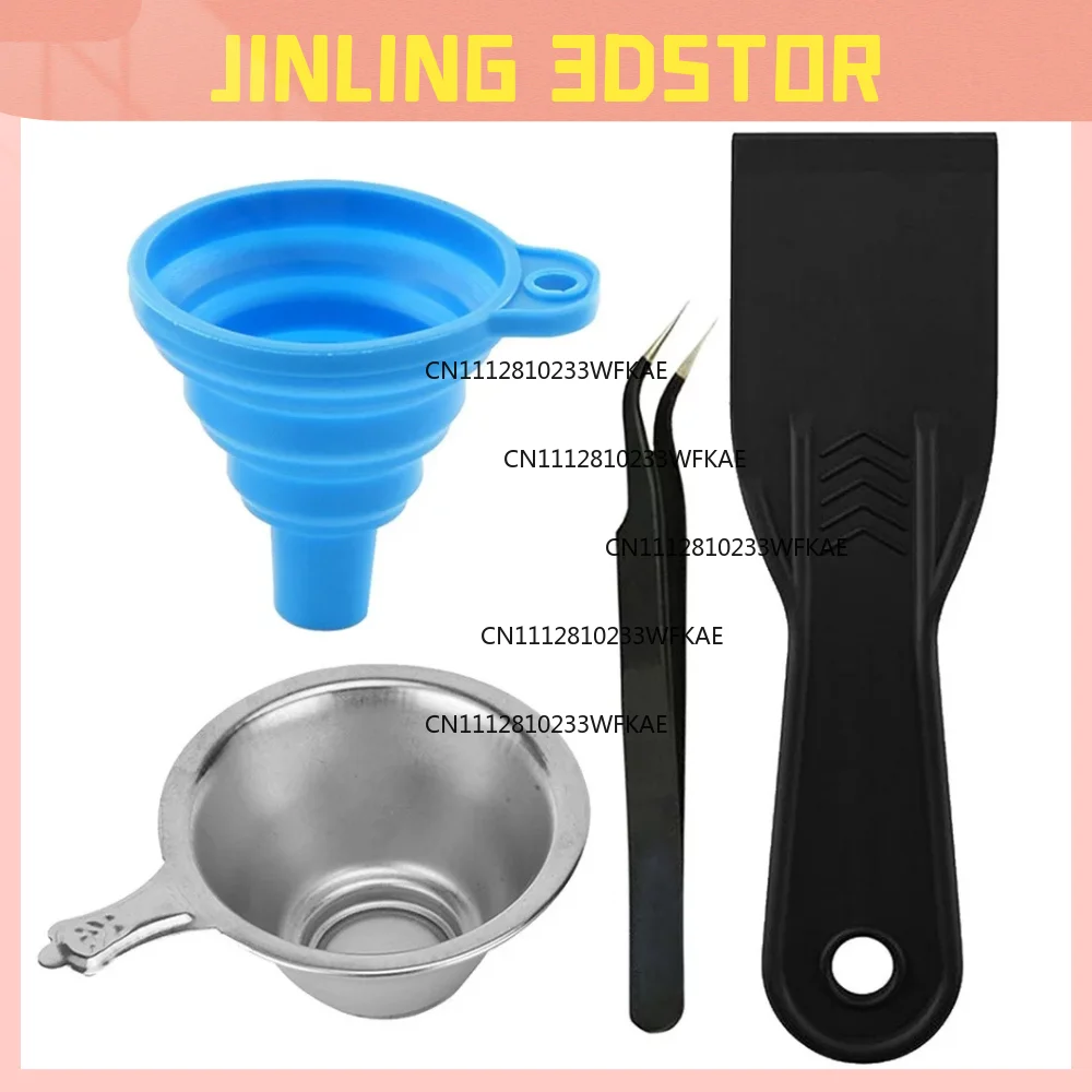 3D 프린터 부품 실리콘 깔때기 + 금속 UV 레진 필 - 3D Printer Resin 리뷰 및 가격