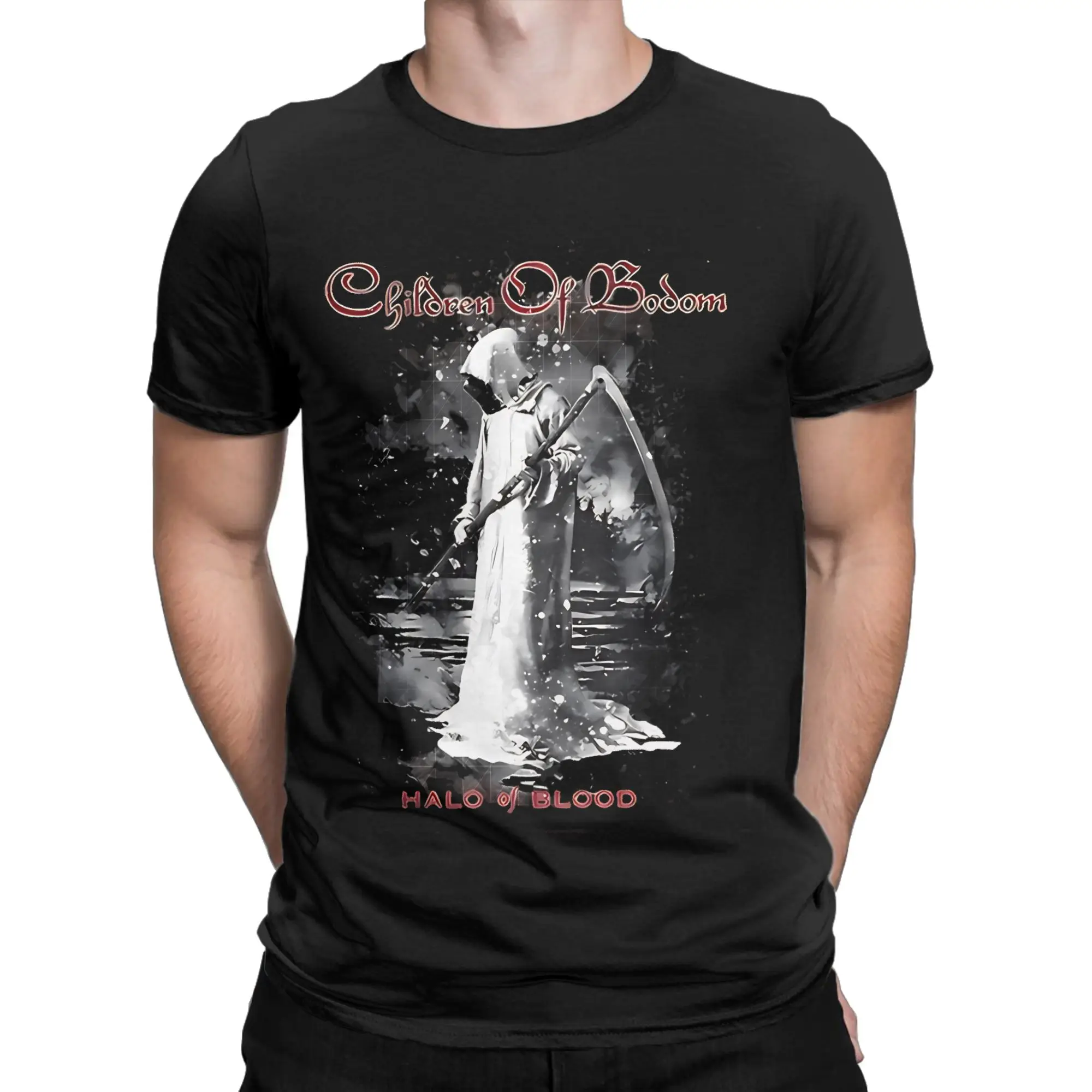 Children Of Bodom T-Shirt Summer  Y2K Casual T-Shirts Cotton Hipster Tee Shirt For Men's Short Sleeve Design Tops