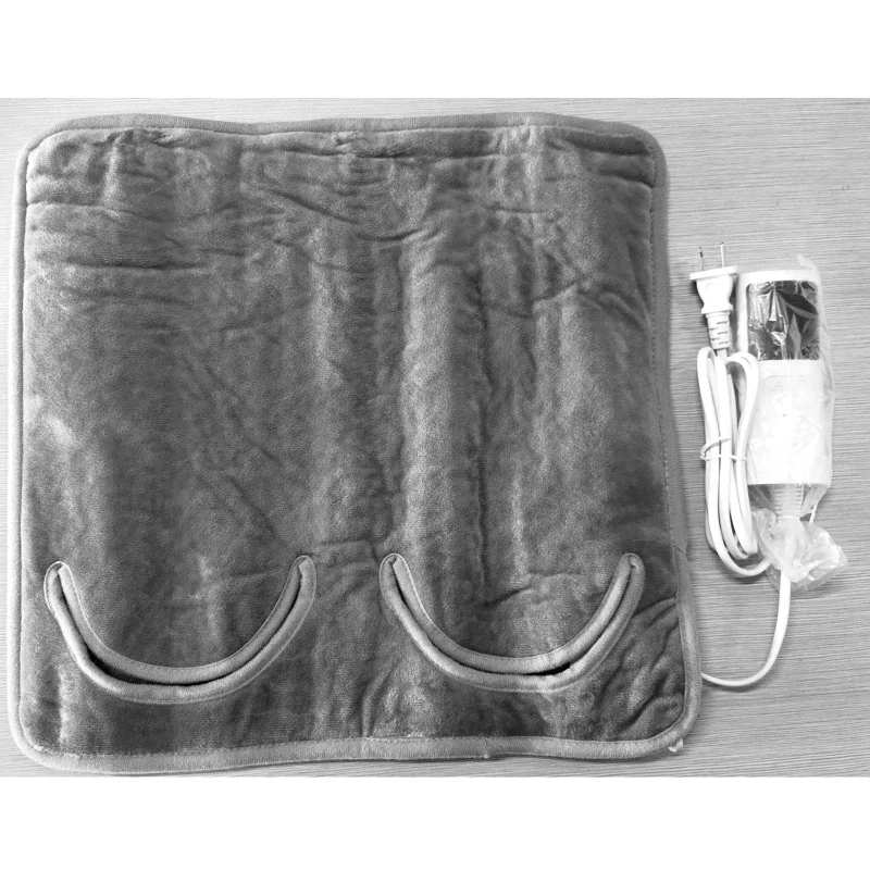 Calentador de pies eléctrico, almohadilla calefactora para pies, calentador lavable, manta térmica de felpa suave para el hogar, estera calentadora de pies, hogar, oficina y dormitorio