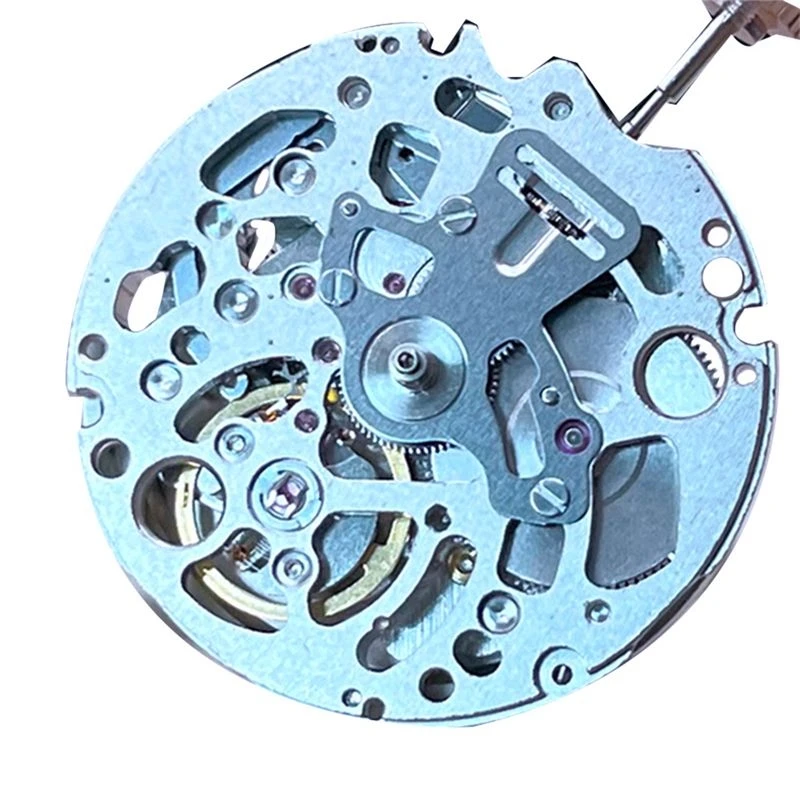 A32HOT-NH70/NH70A Skeletonized Mechanical Movement Black Metal 3 Hands Automatic Self-Winding Mechanism