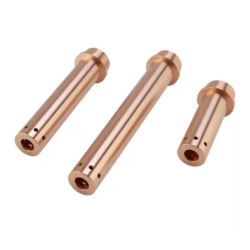 La tubería de aluminio de mecanizado de torneado de encargo parte el tubo de acero inoxidable parte las piezas de latón del tubo