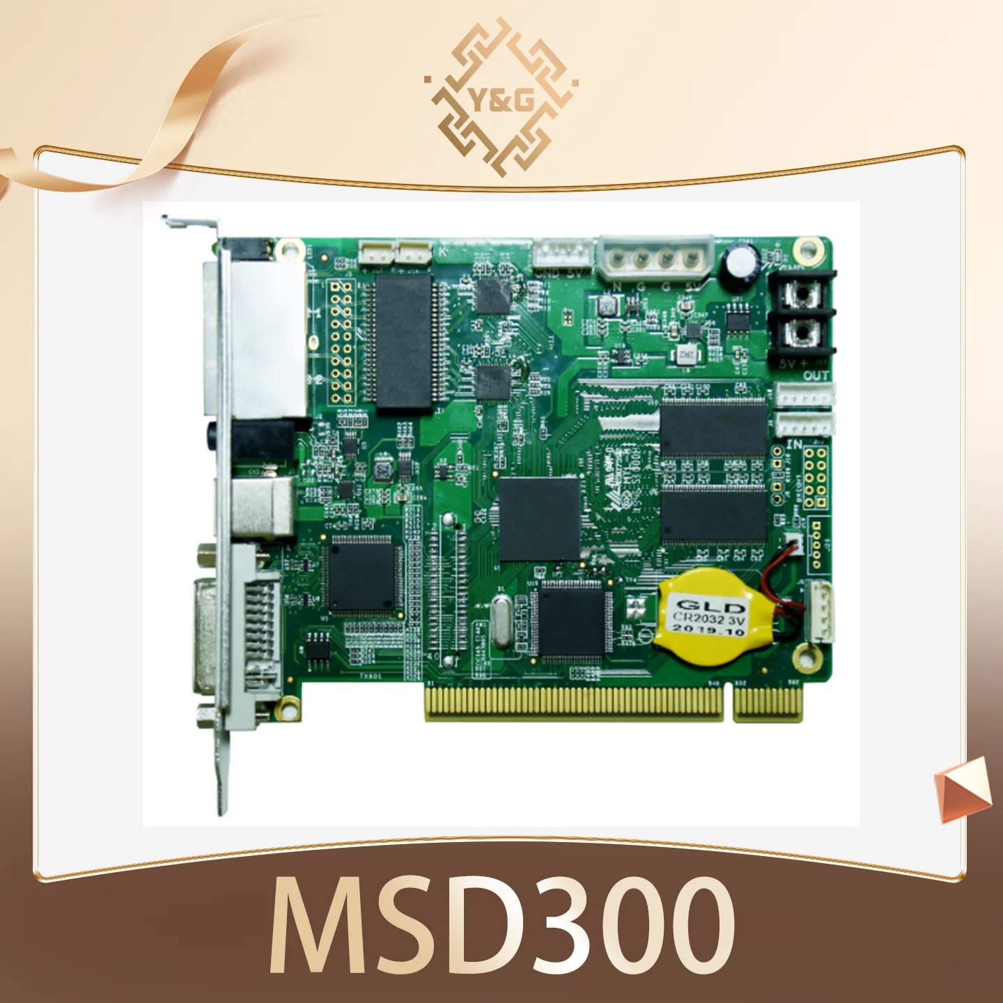 Novastar MSD300 MSD300-1 sistema síncrono tarjeta de envío RBG HUB75 módulo pantalla LED tarjeta de Control de vídeo entrada DVI
