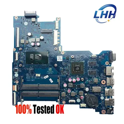 LA-D704P Mainboard for HP Pavilion 15-AY 250 G5 Laptop Motherboard with CPU Core I3-6006U I5-6200U I7-6500U  AMD GPU 2G