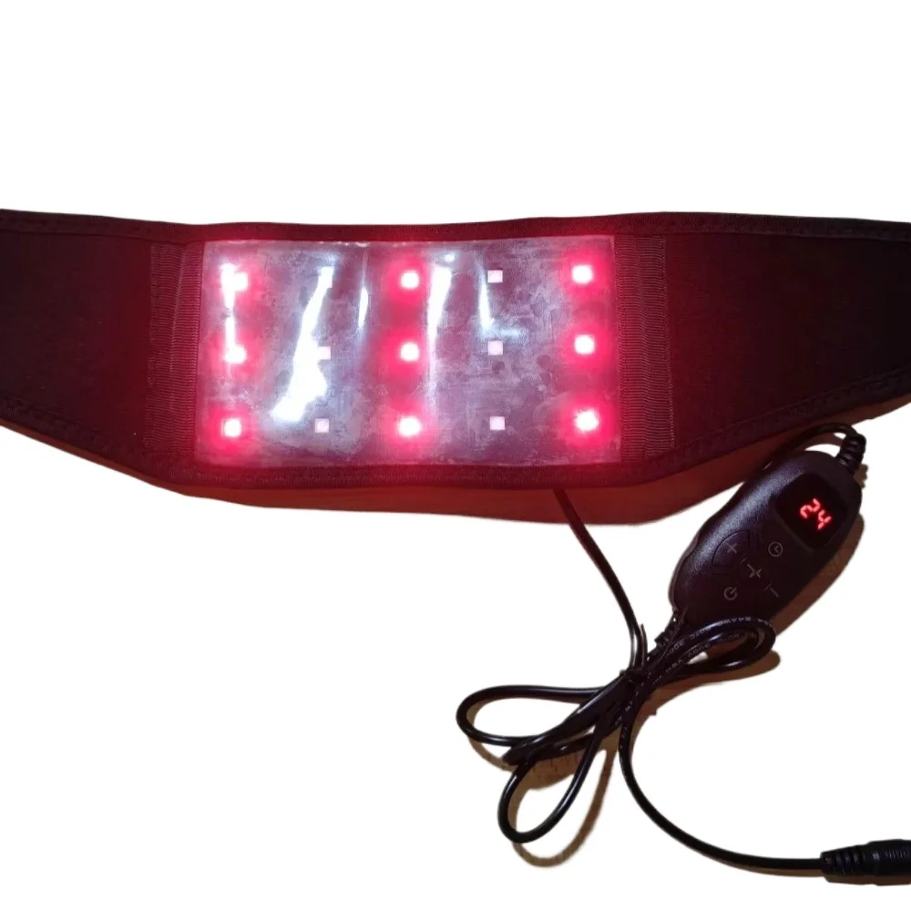 

Усовершенствованное портативное устройство для светотерапии NIR для облегчения боли в шее, плечах, омоложения, нагревательный пояс для здоровья мышц и суставов