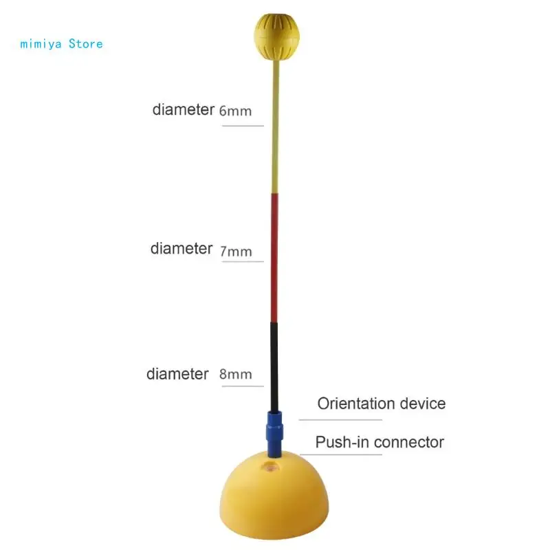 

pipi Tennis Trainer Aid Practice Tool for Beginner Improve Skill of Topspin Downspins