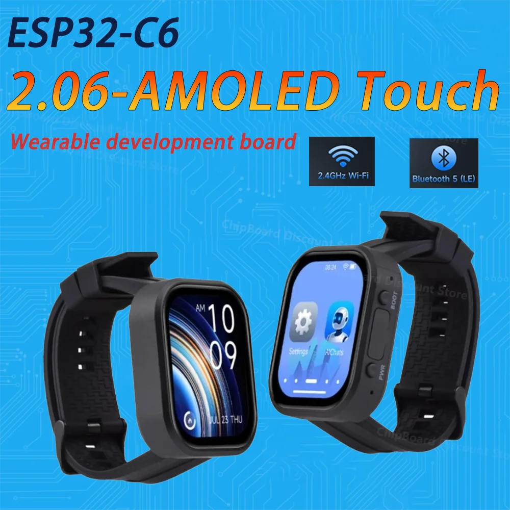 جديد DeepSeek AI Voice Chat ESP32 S3 لوحة تطوير 2.06 بوصة AMOLED عرض 410 × 502 2.06 بوصة تعمل باللمس ساعة قابلة للبرمجة #1