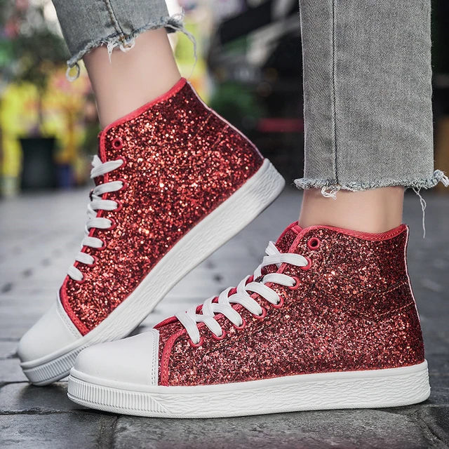 Red designer shoes womens store