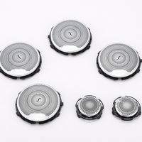 6 Car speaker Covers For Mercedes Benz GLC X253 W205 W213 E C AMG Class Series Silver Door Loudspeaker Tweeter Midrange Lid Trim