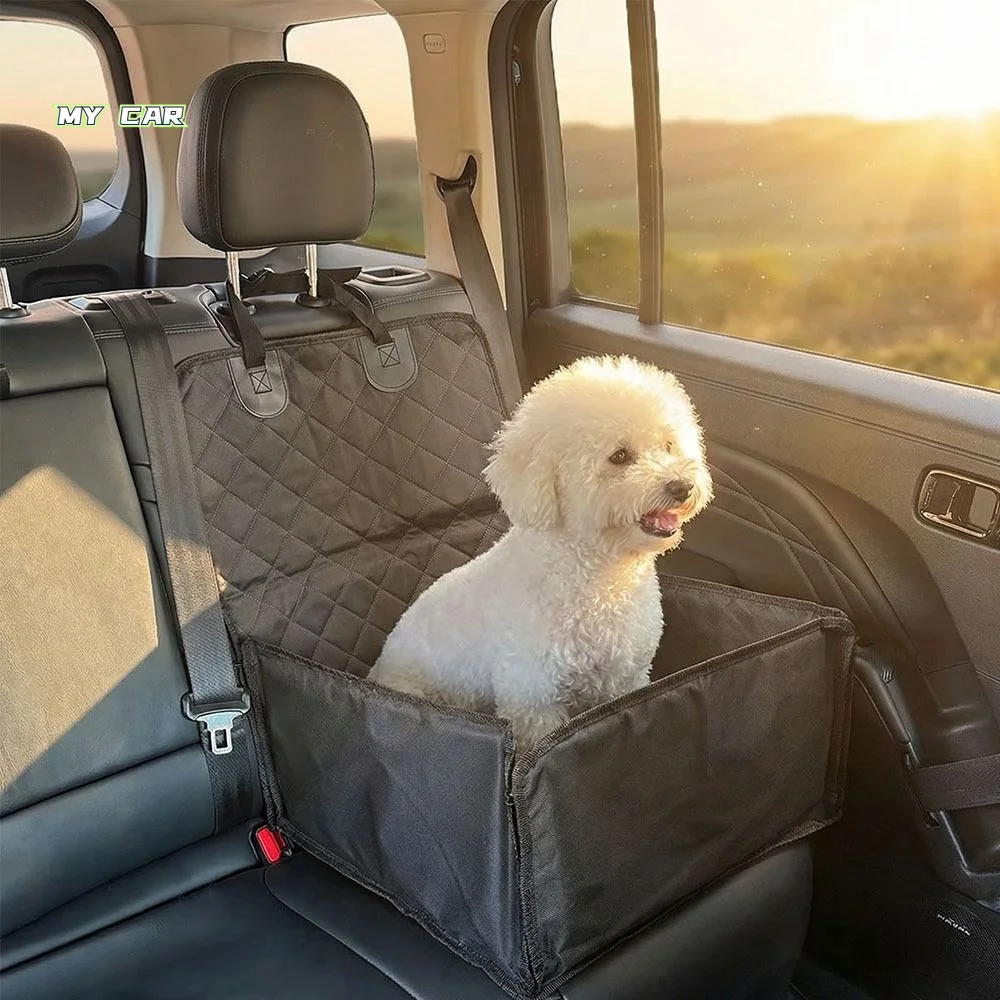 

Waterproof Dog Car Seat Hammock Thickened Anti Scratch Dog Protector Transporter Wear-Resistant 2 in 1 Design