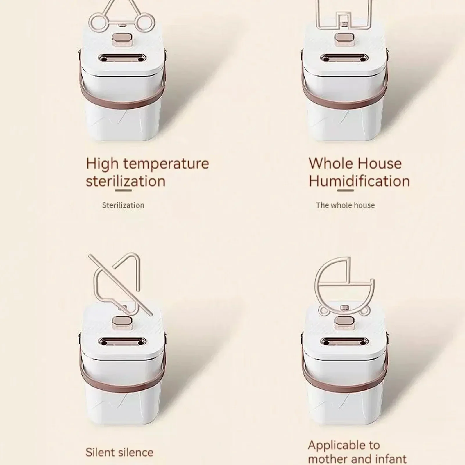 Luftbe feuchter USB 1,8 l tragbarer Schreibtisch be feuchter leiser Ultraschall-Doppels prüh zerstäuber mit 3 Nebel modi Büroarbeit