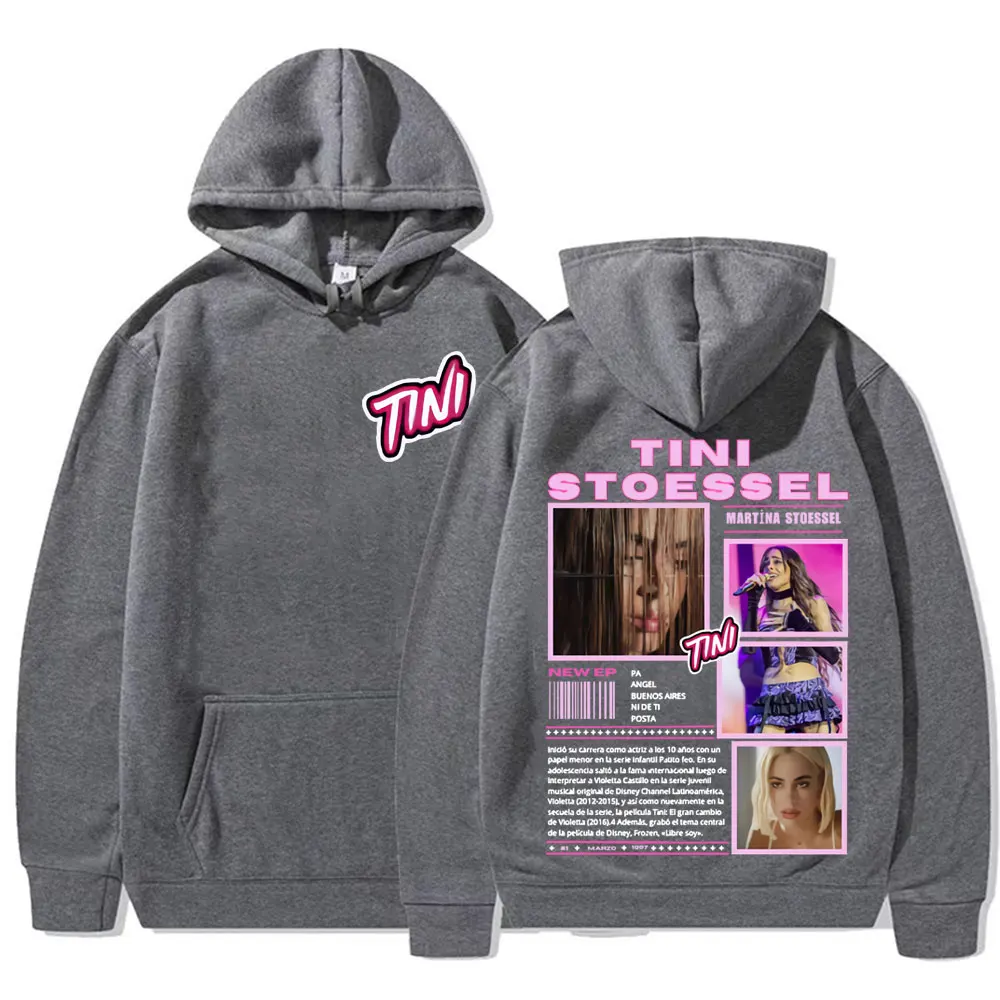 Sänger TINI STOESSEL 2025 Tour Merch Sweatshirts Männer Frauen Mode Hip Hop Trend Hoodie Hohe Qualität Casual Comfort Hoodies