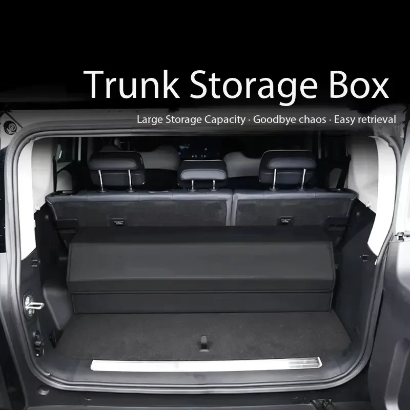The Newly Designed Car Trunk Storage Box Can Be Folded. the Trunk Storage Box Is Suitable for Chery Icar 03 and Its