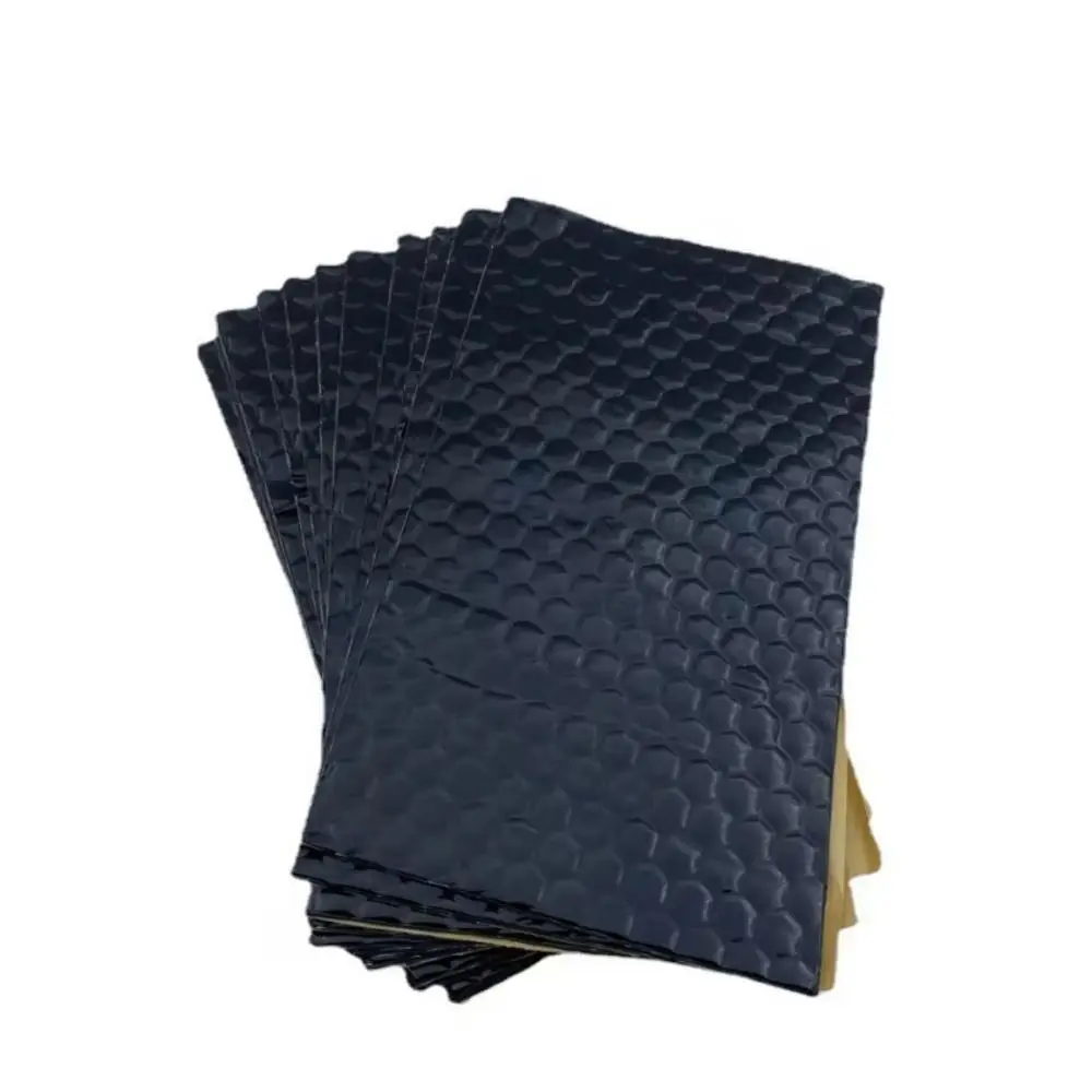 1Pcs 20x10cm Butyl Rubber Damping Board Aluminum Foil Coated Self-Adhesive Car Sound Deadener Butyl Rubber Composite