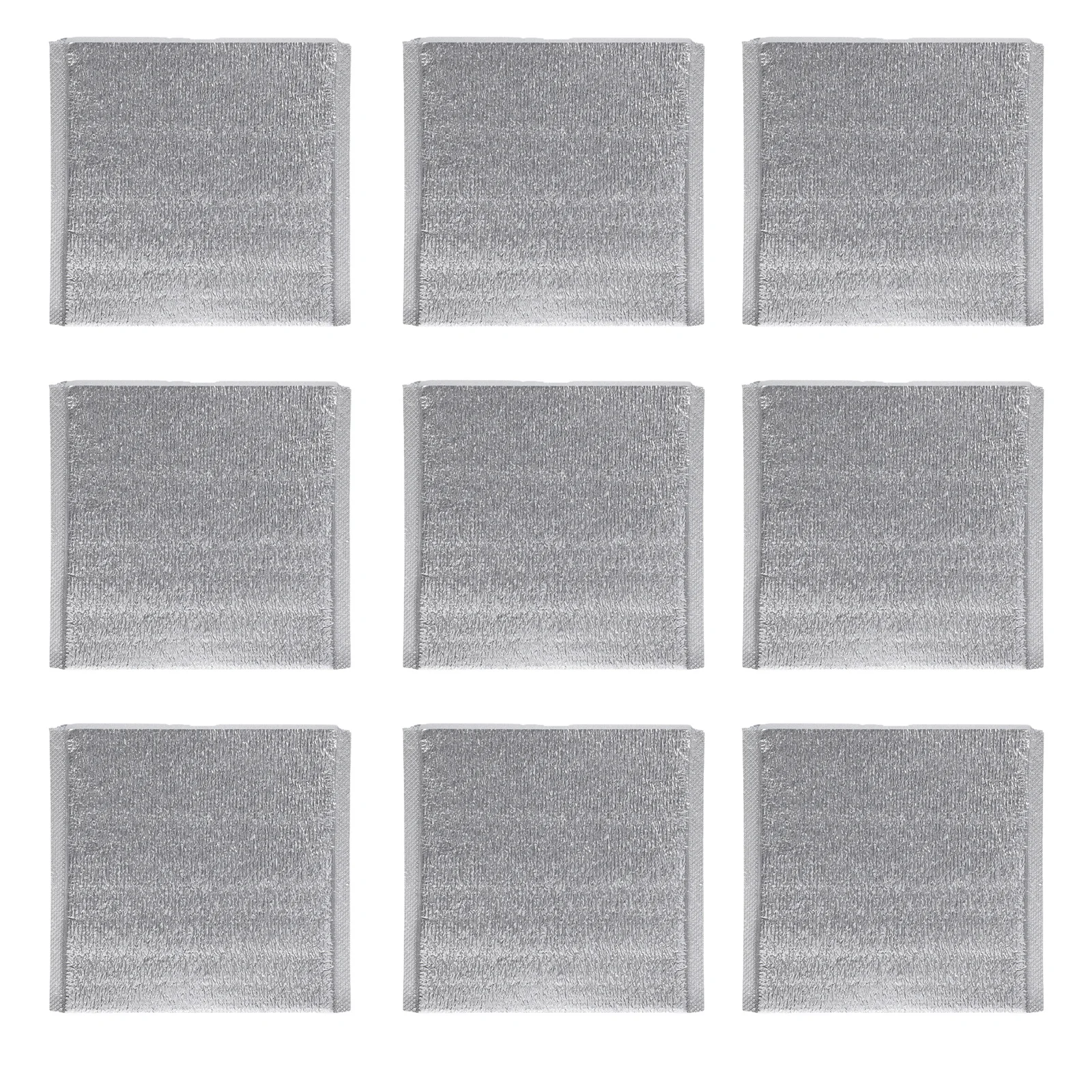 50 قطعة الحرارة مختومة الألومنيوم احباط حقيبة معزول كيس طعام للتخييم في الهواء الطلق نزهة الوجبات السريعة تسليم الرطوبة برهان 20x20 سنتيمتر