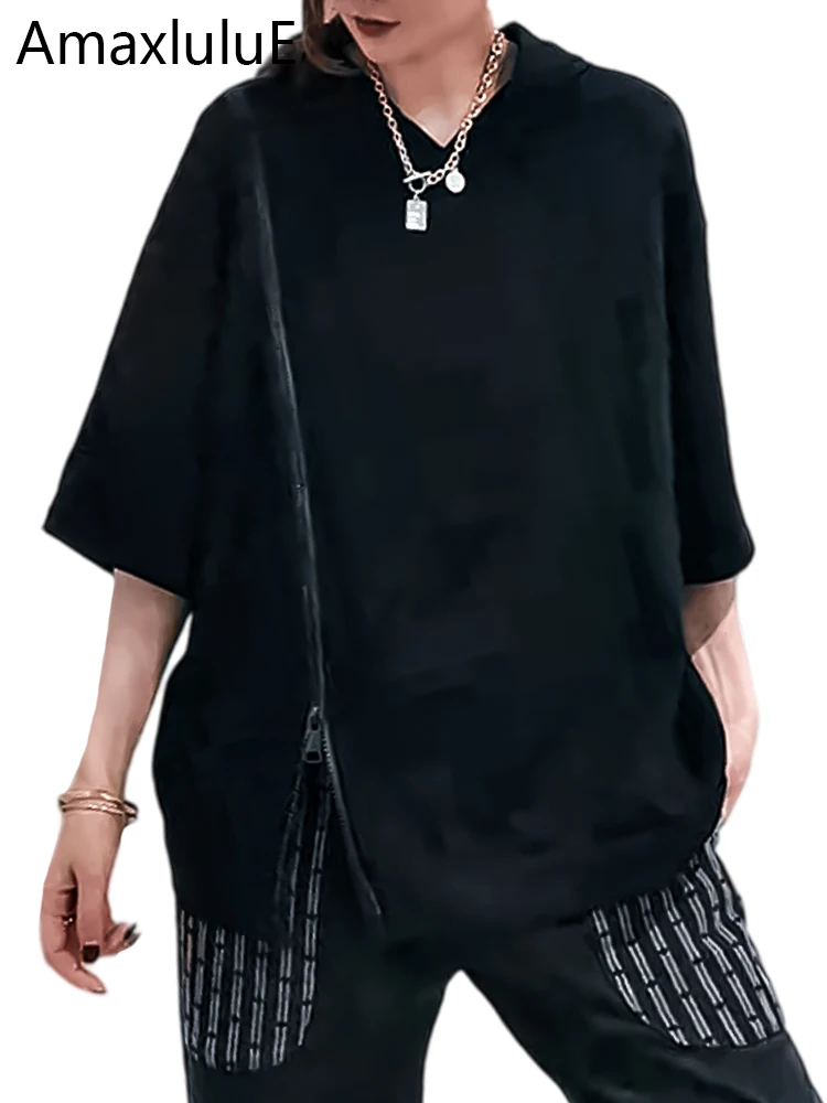 

AmaxluluE 2025, британская модная летняя женская однотонная толстовка с капюшоном, женские белые толстовки на молнии для девочек, повседневная одежда для фитнеса