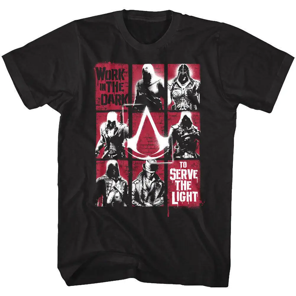 Assassins Creed - Camiseta de manga corta para hombre con diseño de colaboración de videojuegos
