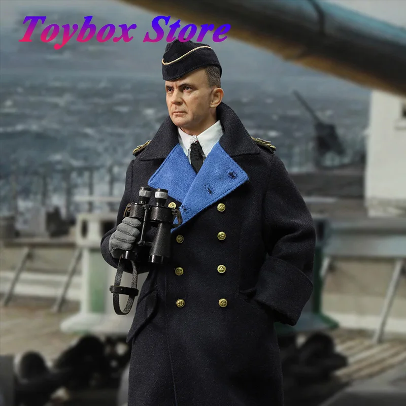 DID 3R GM654 1/6 Navy Commander Man Action Figure Deep Blue Uniform Cloth Design 12" Full Set Military Soldier Model Collection