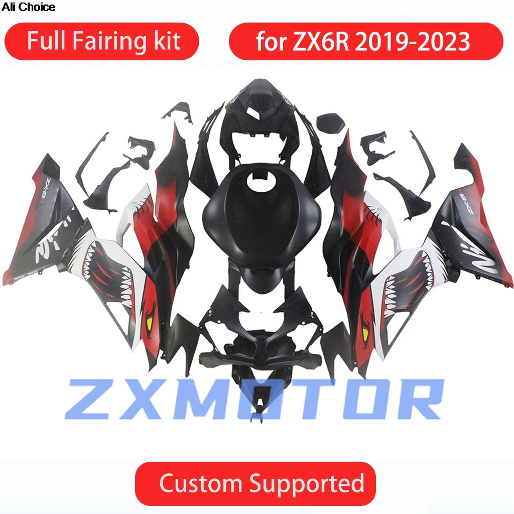 Fairings fit ZX6R 2019 2020 2021 2022 2023 Prime Fairing Bodywork Kit Panel for Kawasaki 636 ZX 6R 19 20 21 22 23