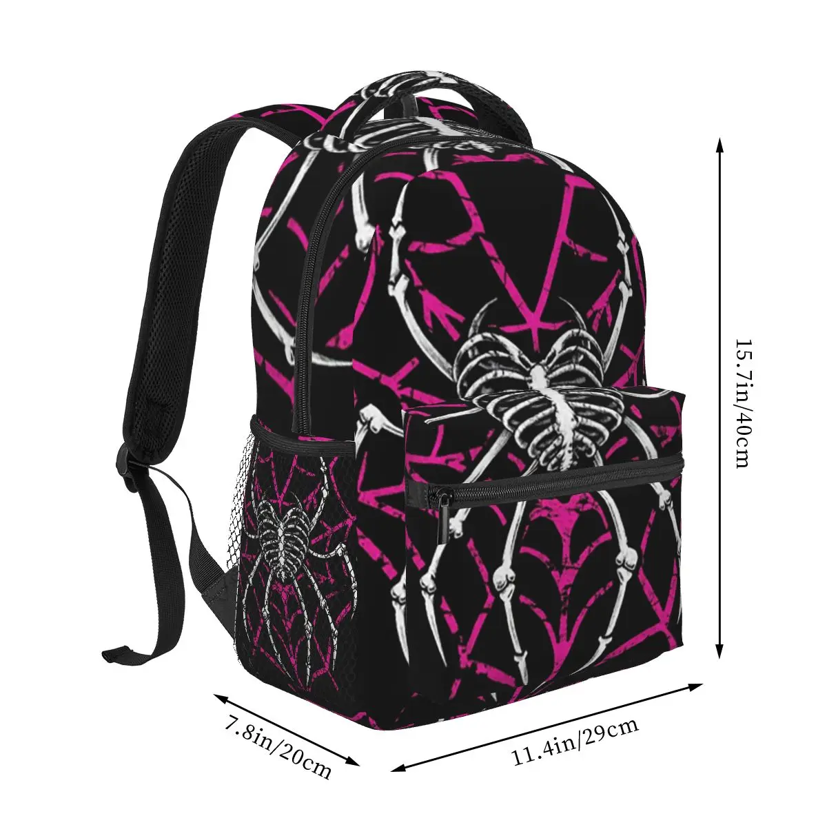 AJ Lee Spider Web Wrestling Love Bites Student Backpack School Bag Hiking Travel Daypack for Boys Girls Bookbag Shoulder Bags